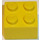 LEGO Amarillo Ladrillo 2 x 2 sin apoyos trasversales (3003)