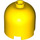 LEGO Geel Steen 2 x 2 x 1.7 Ronde Cilinder met Dome Top (26451 / 30151)