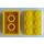 LEGO Jaune Brique 2 x 3 (Plus tôt, sans supports croisés) (3002)