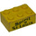 LEGO Jaune Brique 2 x 3 avec Noir letters spirit of st. louis Autocollant (3002)