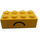 LEGO Geel Steen 2 x 4 met Happy en Sad Gezicht (3001 / 80141)