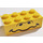 LEGO Yellow Brick 2 x 4 with Unibrow Eyes and Wavy Mouth (3001)