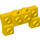 LEGO Amarillo Ladrillo 2 x 4 x 0.7 con Frontal Espigas y arcos laterales gruesos (14520 / 52038)