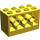 LEGO Yellow Brick 2 x 4 x 2 with Holes on Sides (6061)