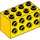 LEGO Giallo Mattoncino 2 x 4 x 2 con Bottoncini su Lati (2434)