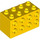 LEGO Giallo Mattoncino 2 x 4 x 2 con Bottoncini su Lati (2434)