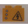 LEGO Jaune Brique 2 x 8 avec &#039;CITY&#039; sur Une Fin, Electricity Danger Sign sur other Fin Autocollant (3007)