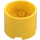 LEGO Yellow Brick 3 x 3 x 2 Round with Recess and Axle Hole (73111)