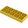 LEGO Yellow Brick 4 x 10 (6212)
