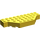 LEGO Yellow Brick 4 x 10 without Two Corners (30181)