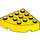 LEGO Yellow Brick 4 x 4 Round Corner (2577)