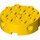 LEGO Jaune Brique 4 x 4 Rond avec des trous (6222)