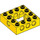 LEGO Amarillo Ladrillo 4 x 4 con Open Centro 2 x 2 (32324)