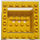 LEGO Jaune Brique 6 x 6 x 2 avec 4 x 4 Coupé et 3 Épingle des trous each Fin (47507)