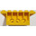 LEGO Gelb Backstein 6 x 6 x 2 mit 4 x 4 Ausgeschnitten und 3 Stift Löcher each Ende (47507)