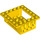 LEGO Gelb Backstein 6 x 6 x 2 mit 4 x 4 Ausgeschnitten und 3 Stift Löcher each Ende (47507)