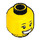 LEGO Giallo Mattoncino Abito Ragazza Minifigure Testa (Perno solido incassato) (3626 / 38176)