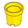 LEGO Yellow Bucket without Handle Holes (18742)