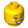 LEGO Yellow Bumblebee Girl Head (Safety Stud) (3626 / 13491)