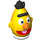 LEGO Yellow Burt Minifigure head (70610)