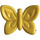 LEGO Yellow Butterfly (Engraved)