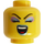 LEGO Yellow Cabaret Singer Head (Recessed Solid Stud) (3626)