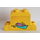 LEGO Yellow Car Grille with Rowing boat Sticker