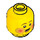 LEGO Yellow Caroler, Head (Recessed Solid Stud) (3626 / 86194)