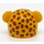 LEGO Giallo Gatto Cappello con Cheetah Spots (65590 / 66244)