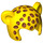 LEGO Jaune Chat Chapeau avec Cheetah Spots (65590 / 66244)