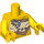 LEGO Gul Cave Kvinde Torso (973 / 88585)