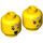 LEGO Jaune Chang&#039;e Minifigure Diriger (Goujon solide encastré) (3626 / 81097)