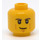 LEGO Yellow Chase McCain Head (Safety Stud) (3626 / 12775)