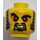 LEGO Geel Chen Minifiguur Hoofd (Verzonken solide nop) (3626 / 19302)