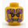 LEGO Yellow Chope Minifigure Head (Recessed Solid Stud) (3626 / 19295)