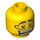 LEGO Yellow Circus Ringmaster Head (Safety Stud) (3626 / 91301)