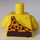 LEGO Amarillo Circus Strong Hombre Minifigura Torso (973 / 88585)