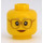 LEGO Yellow City People Pack Grandmother Minifigure Head (Recessed Solid Stud) (3626 / 26848)