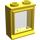 LEGO Yellow Classic Window 1 x 2 x 2 with Fixed Glass