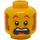 LEGO Giallo Clemmons - Gallina Abito Minifigure Testa (Perno solido incassato) (3626 / 79216)