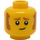 LEGO Gelb Clemmons - Hähnchen Suit Minifigure Kopf (Einbau-Vollbolzen) (3626 / 79216)