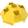 LEGO Yellow Cockpit 10 x 10 x 4 Octagonal Base (2618)