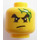 LEGO Yellow Cole head (Recessed Solid Stud) (3626)