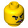 LEGO Giallo Cole Minifigure Testa (Perno solido incassato) (3626 / 34582)