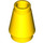 LEGO Yellow Cone 1 x 1 with Top Groove (28701 / 59900)