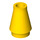 LEGO Yellow Cone 1 x 1 without Top Groove (4589 / 6188)