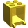 LEGO Gelb Container 2 x 2 x 2 mit Envelope mit versenkten Bolzen (4345)
