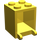 LEGO Gelb Container 2 x 2 x 2 mit Mail Envelope mit festen Bolzen (4345)