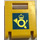 LEGO Geel Container Doos 2 x 2 x 2 Deur met Sleuf met Post logo (4346)