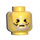 LEGO Yellow Count Dooku Head (Safety Stud) (3626)